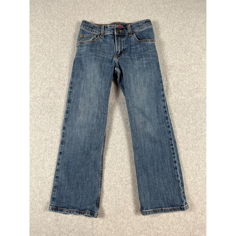 Wrangler Boys Classic Bootcut Jeans Blue Medium Wash Size 8 Regular Adjustable